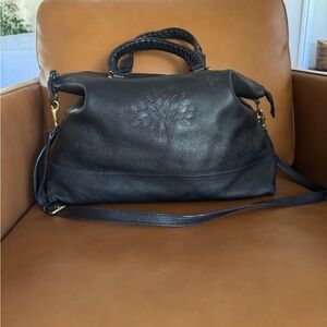 Mulberry Effie Tote, black leather bag